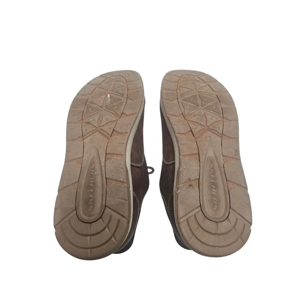Skechers Men's Swift Fit Casual Shoe Brown 11 Hands Free